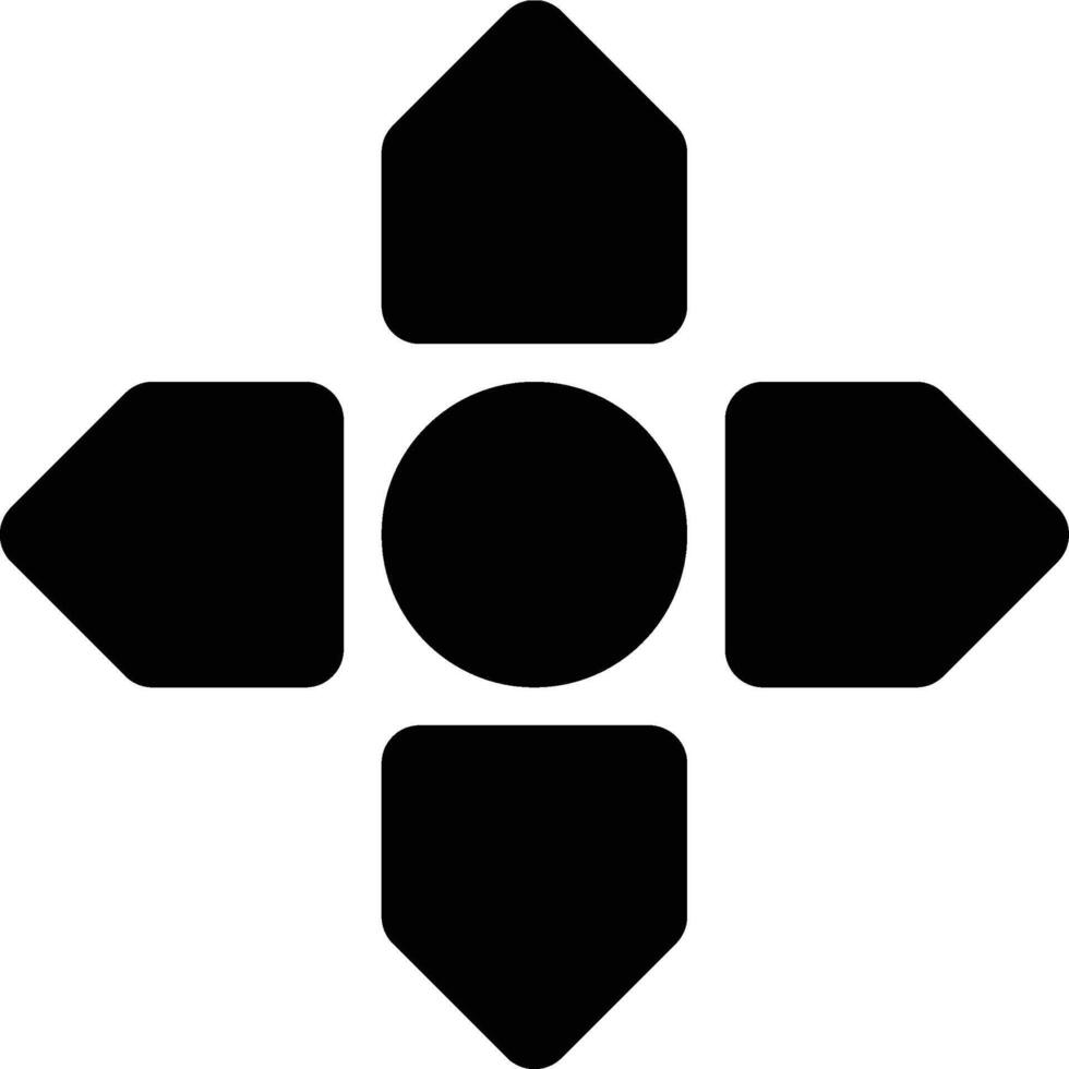 Game Buttons, Game, Gaming Glyph Solid Icon vector