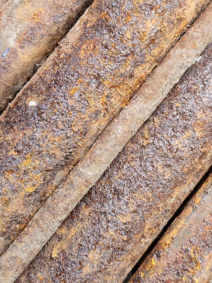 Rusty metal surface. Industrial background. Rust on metal. photo