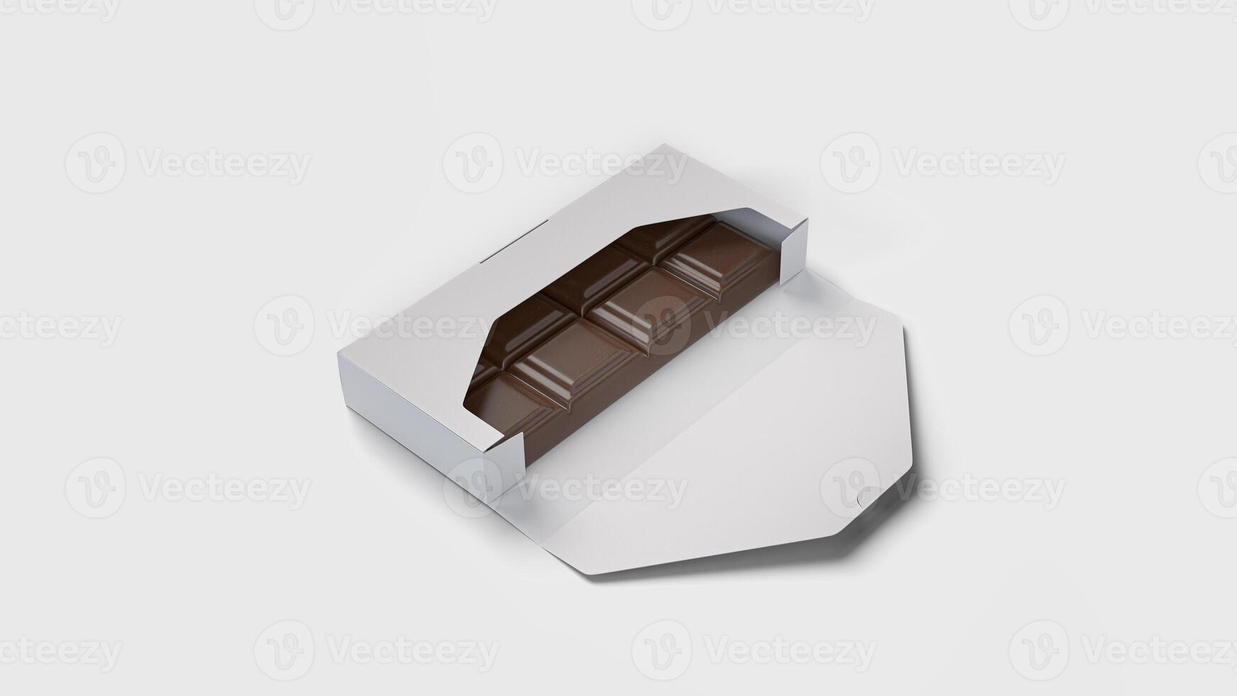 white chocolate tablet gift box photo
