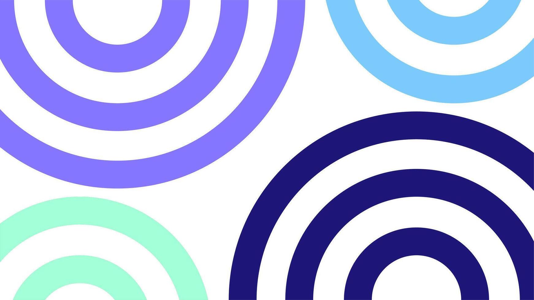 A background with many circles in different colors vector