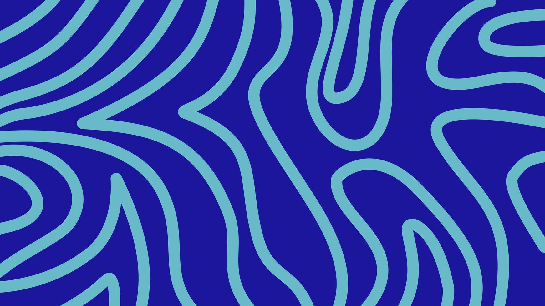 A blue and green pattern with wavy lines vector
