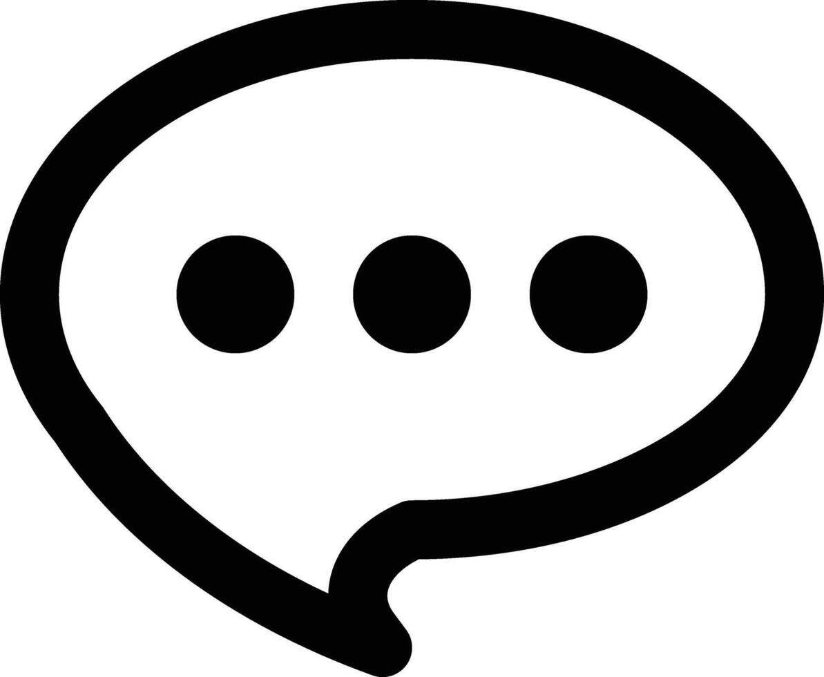 Chat icon. Bubble speech sign and symbol. vector
