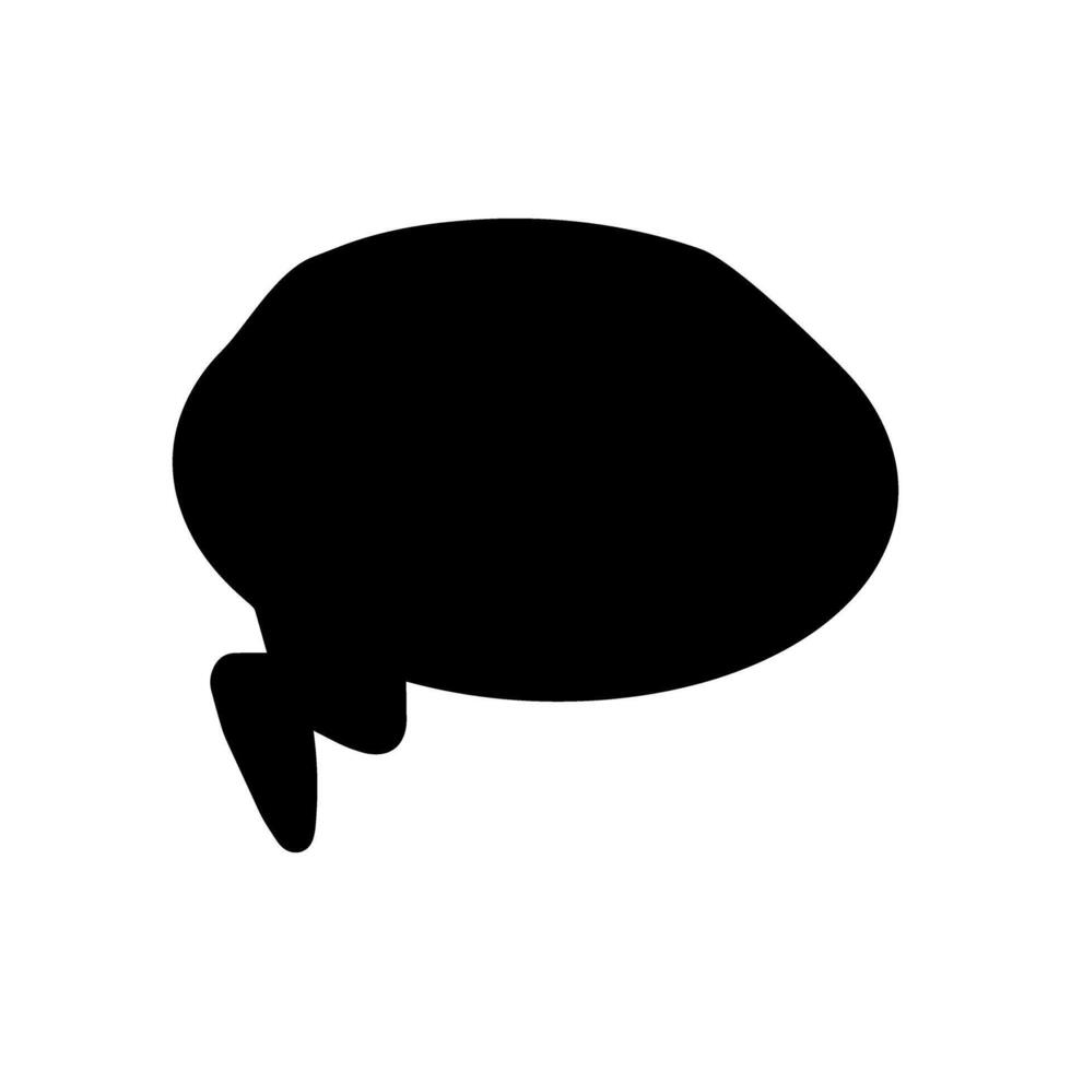 Speech bubble icon. illustration isolated on a white background. Symbol or sign. vector