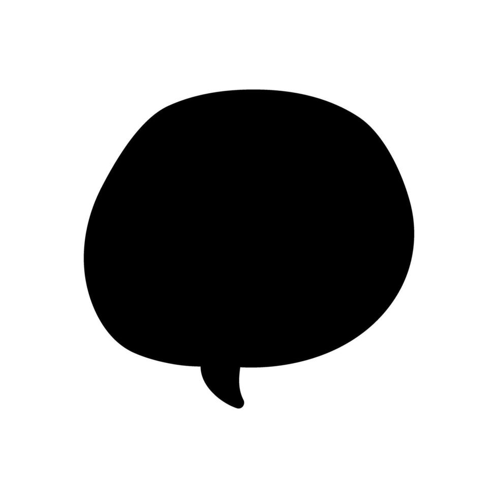 Speech bubble icon. Chat illustration sign. Text bubble symbol. vector