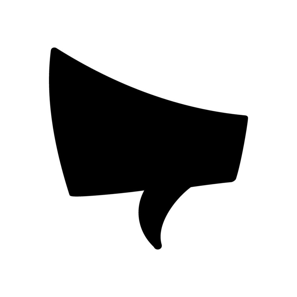 Speech bubble icon. Loudspeaker symbol. illustration. vector