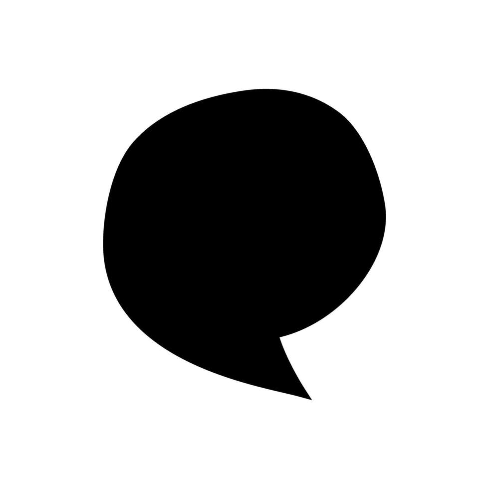 Speech bubble icon. Dialog symbol. Flat design style. vector