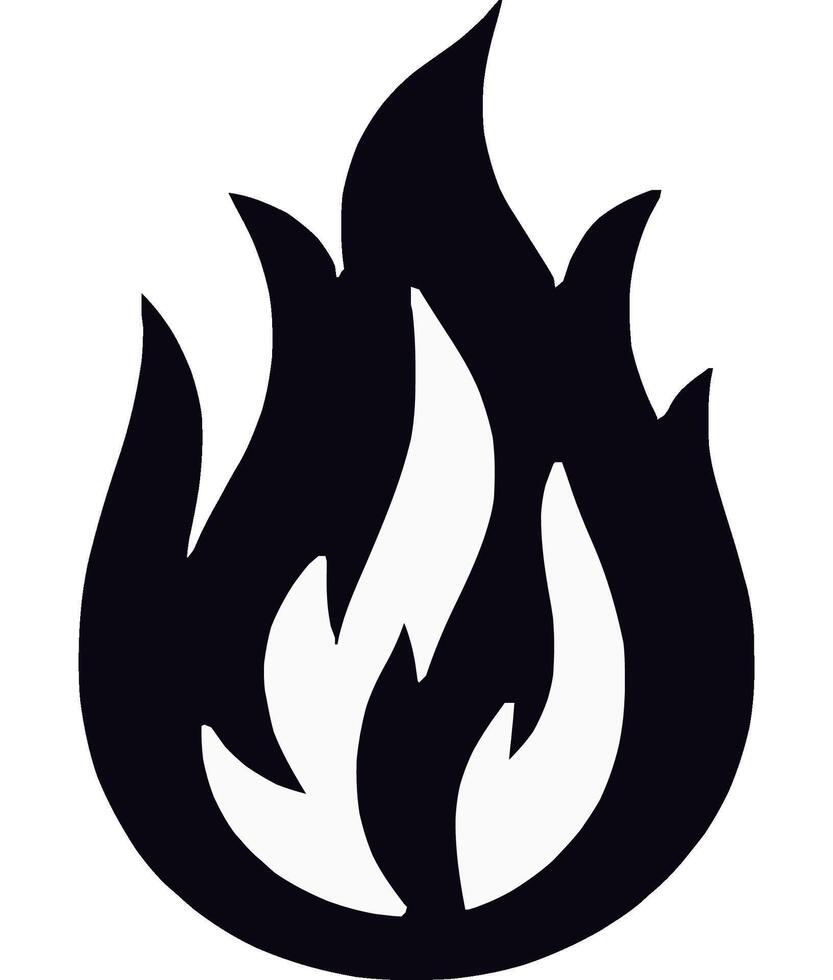 Fire Flame Energy Elements Heat and Brightness vector
