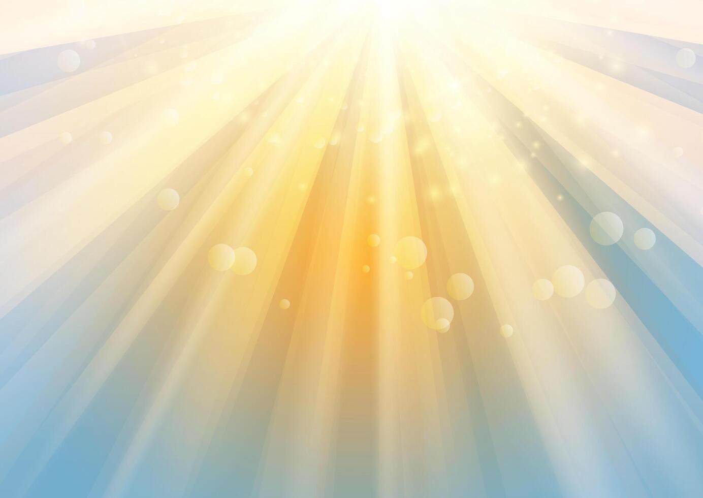 Abstract background with glowing sun rays design vector