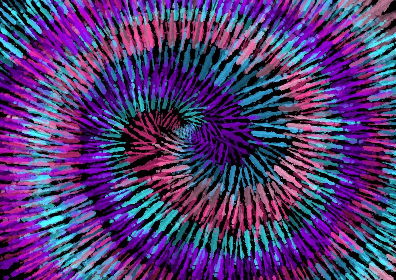 Retro styled hand painted tie dye background design vector