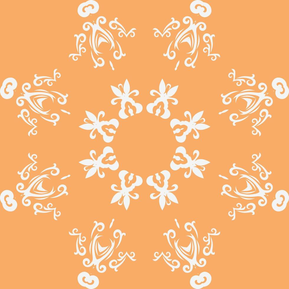 Damask Wallpaper Patterns Background Ethnic Arabic Pattern Mehndi Designfolk Embroidery, Aztec Ornament Print. Design for Carpet, Wallpaper, Clothing, Wrapping, Fabric vector
