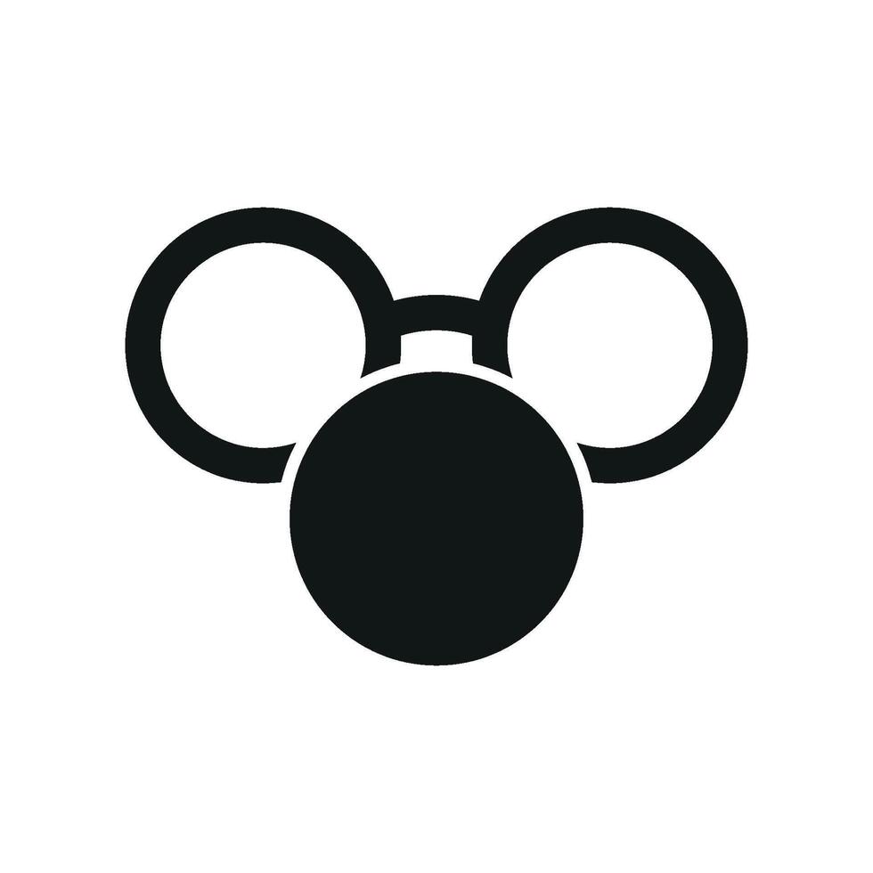 Funny clown nose icon highlights laughter, silly moments, and joke-themed designs. vector