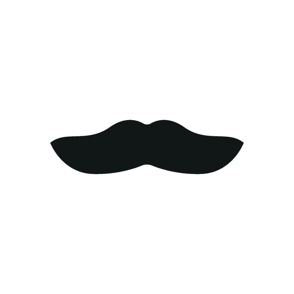 Retro mustache icon brings nostalgia and classic prank appeal vector