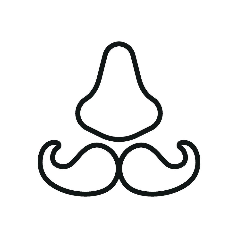 Cartoon clown nose icon showcases exaggerated comedy, goofy expressions, and festive fun. vector