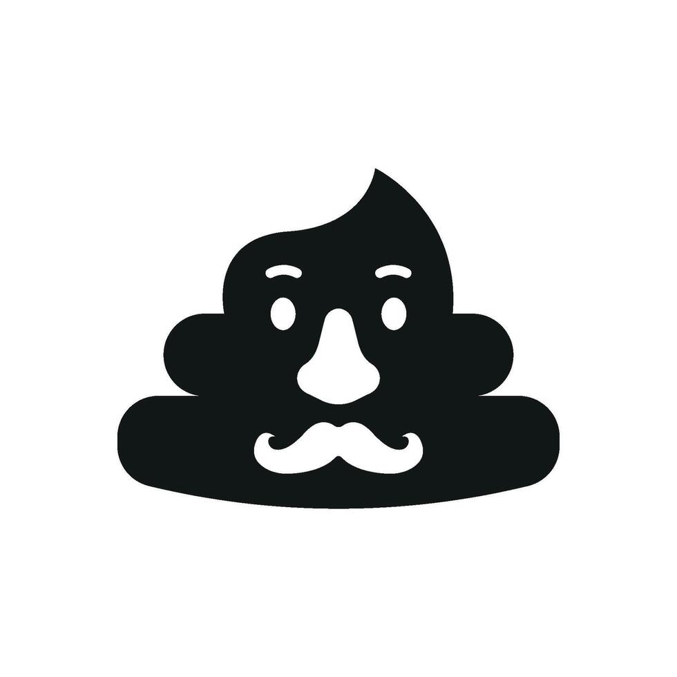 Poop with flies icon emphasizes gross-out humor, prank themes, and comedy illustrations. vector