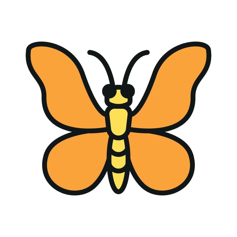 Abstract butterfly icon embodies artistic expression, imagination, and delicate movement in digital designs. vector