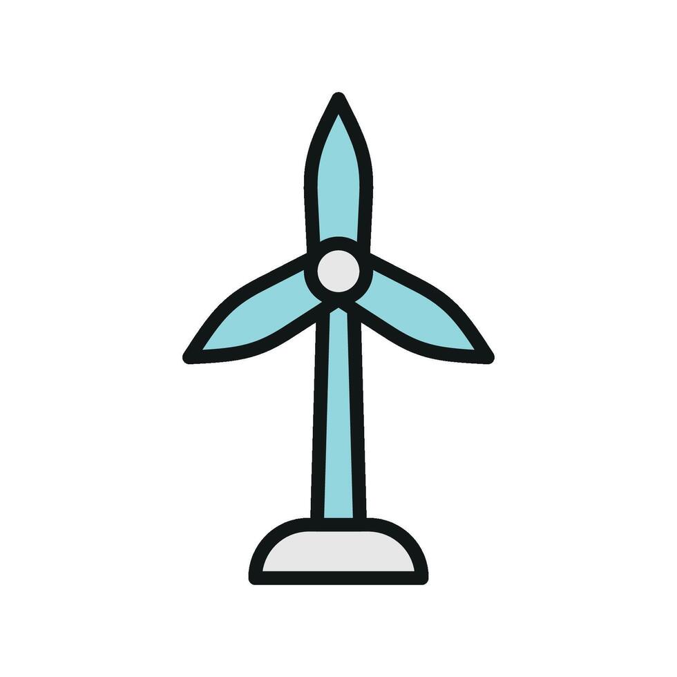 Clean energy icon reflects wind power solutions, sustainability efforts, and eco-awareness for global conservation. vector