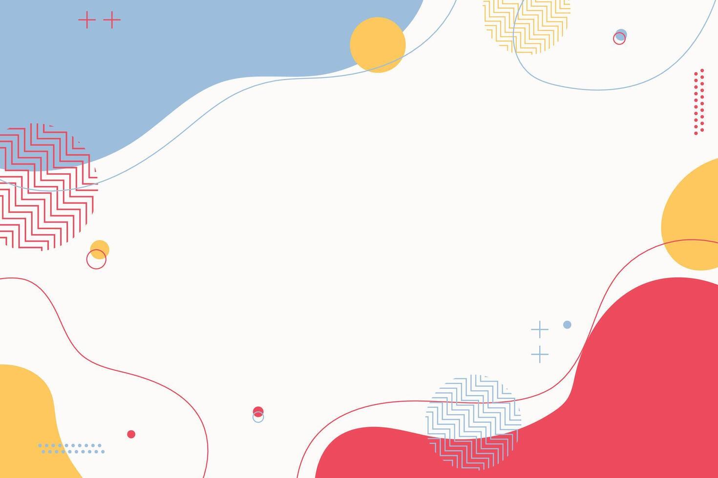 Artistic expression in organic forms vector