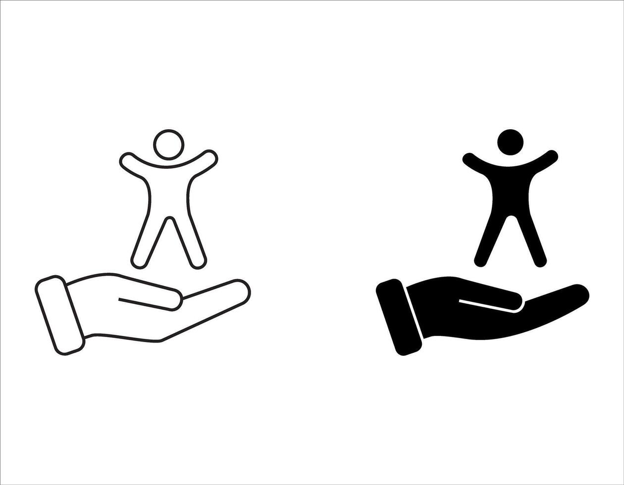 Accessibility icon set. universal access symbol. blind disability people or visually impaired access web button. vector