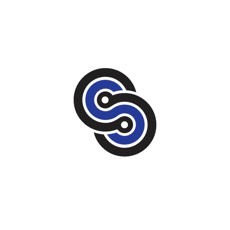 Letter S logo design template vector