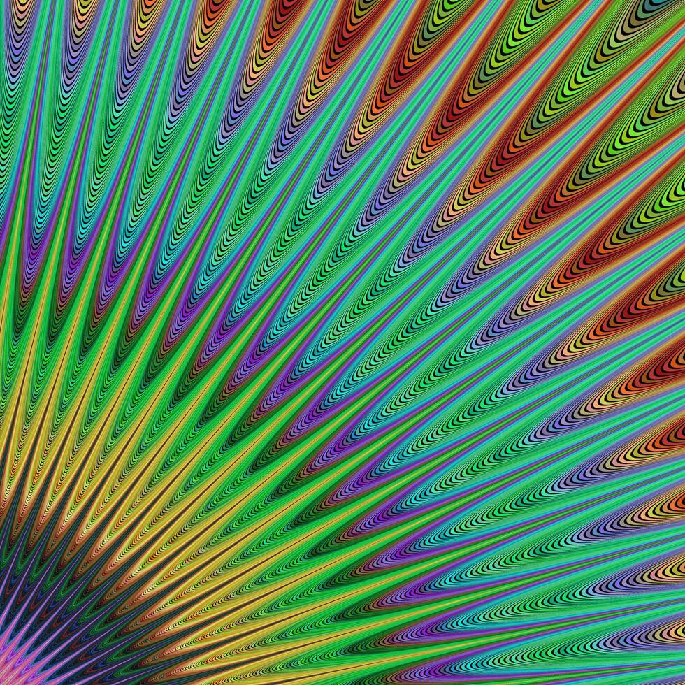 Multicolored fractal background art vector