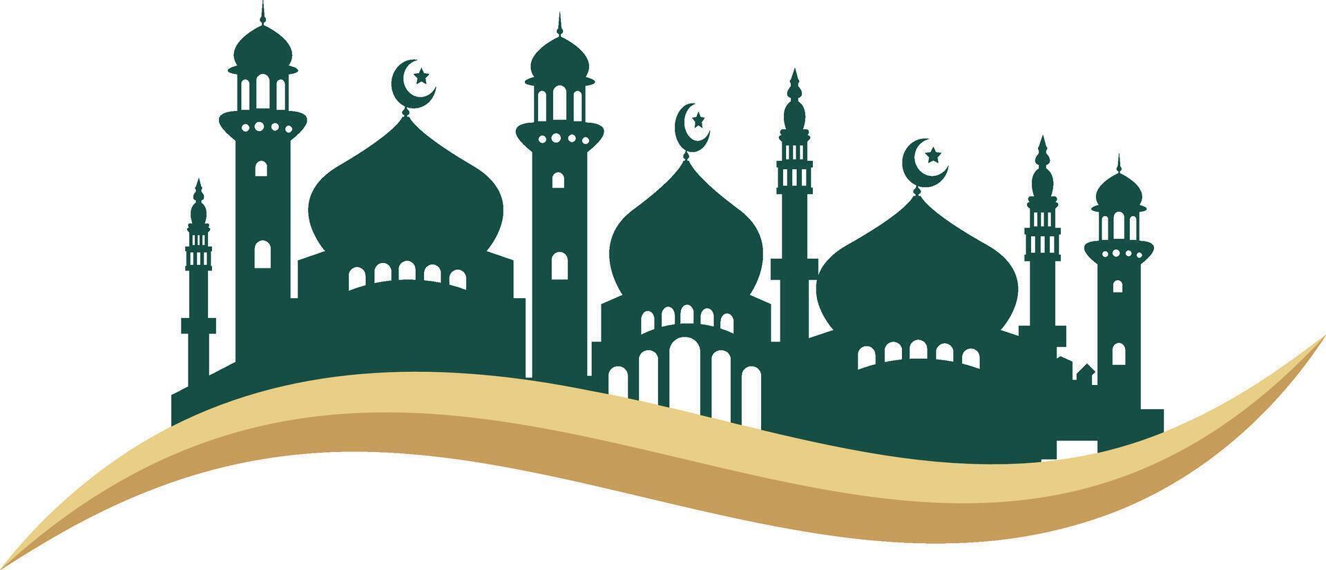 the muslim community center vector