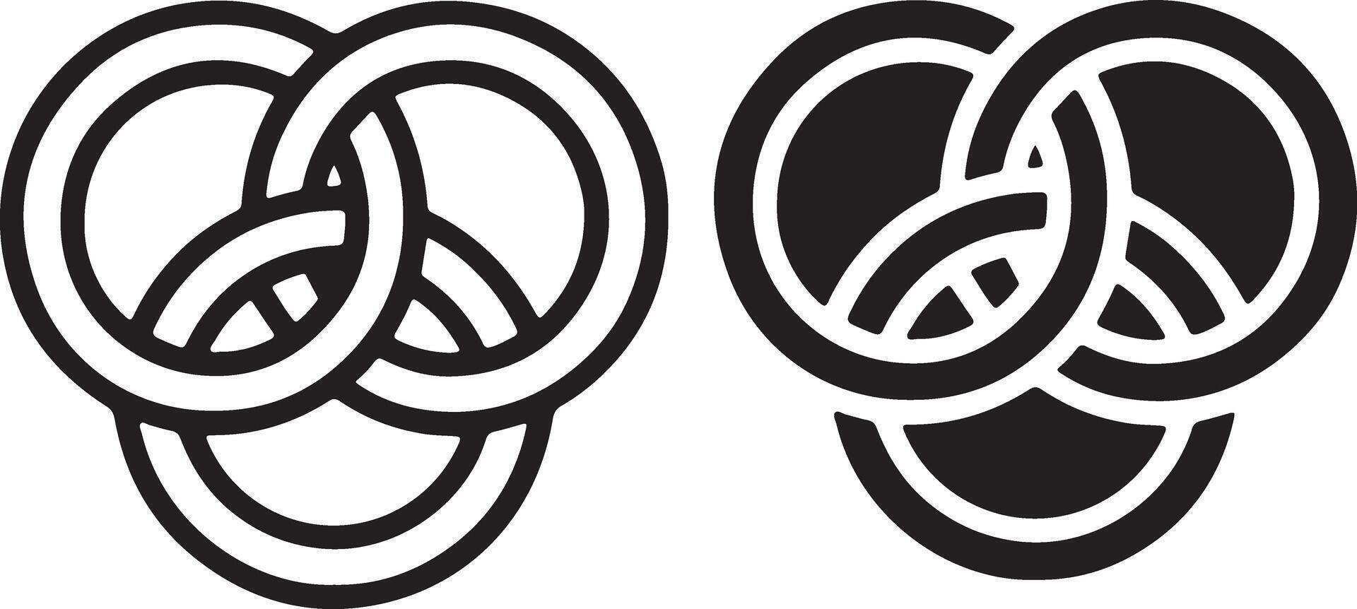 Join or connect icon. Web and social media connected icon in flat filled and outline stroke line art. vector