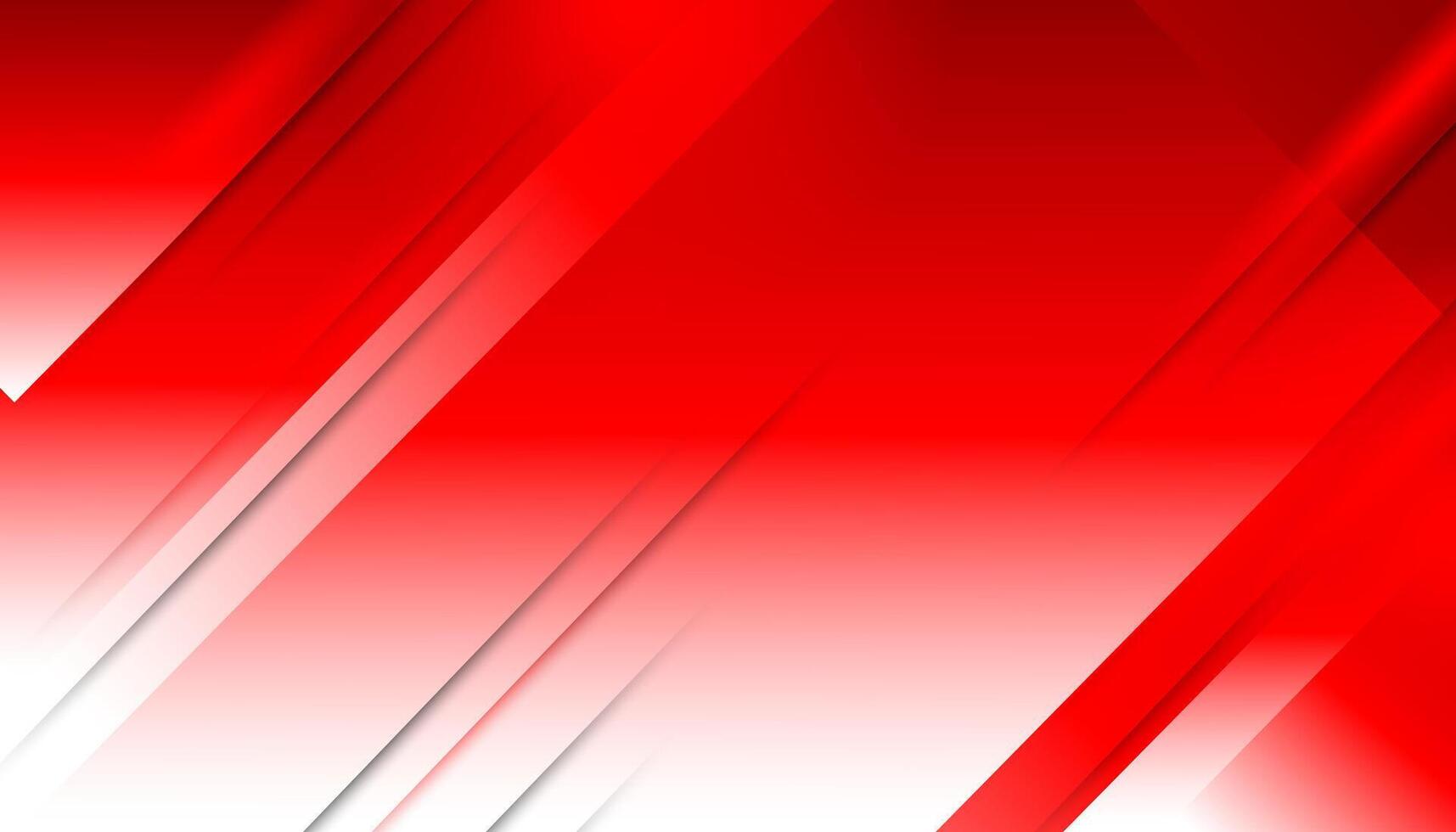 Dynamic Red and White Abstract Background vector