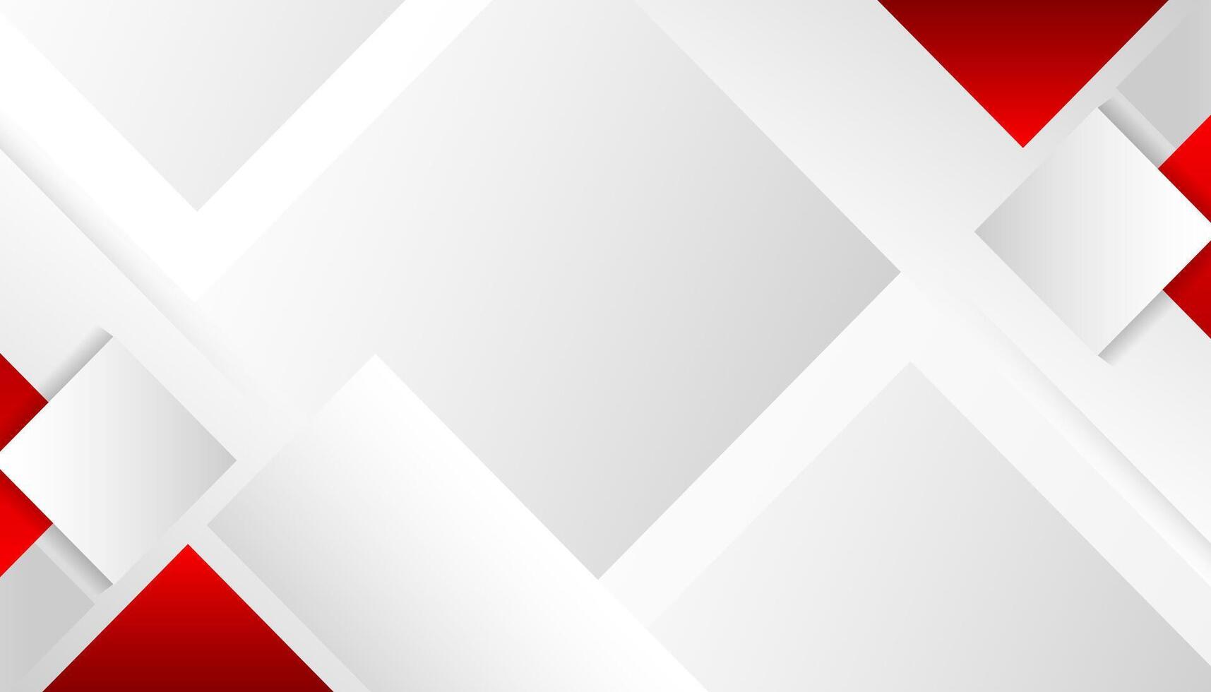 White and red squares on grey background.. vector