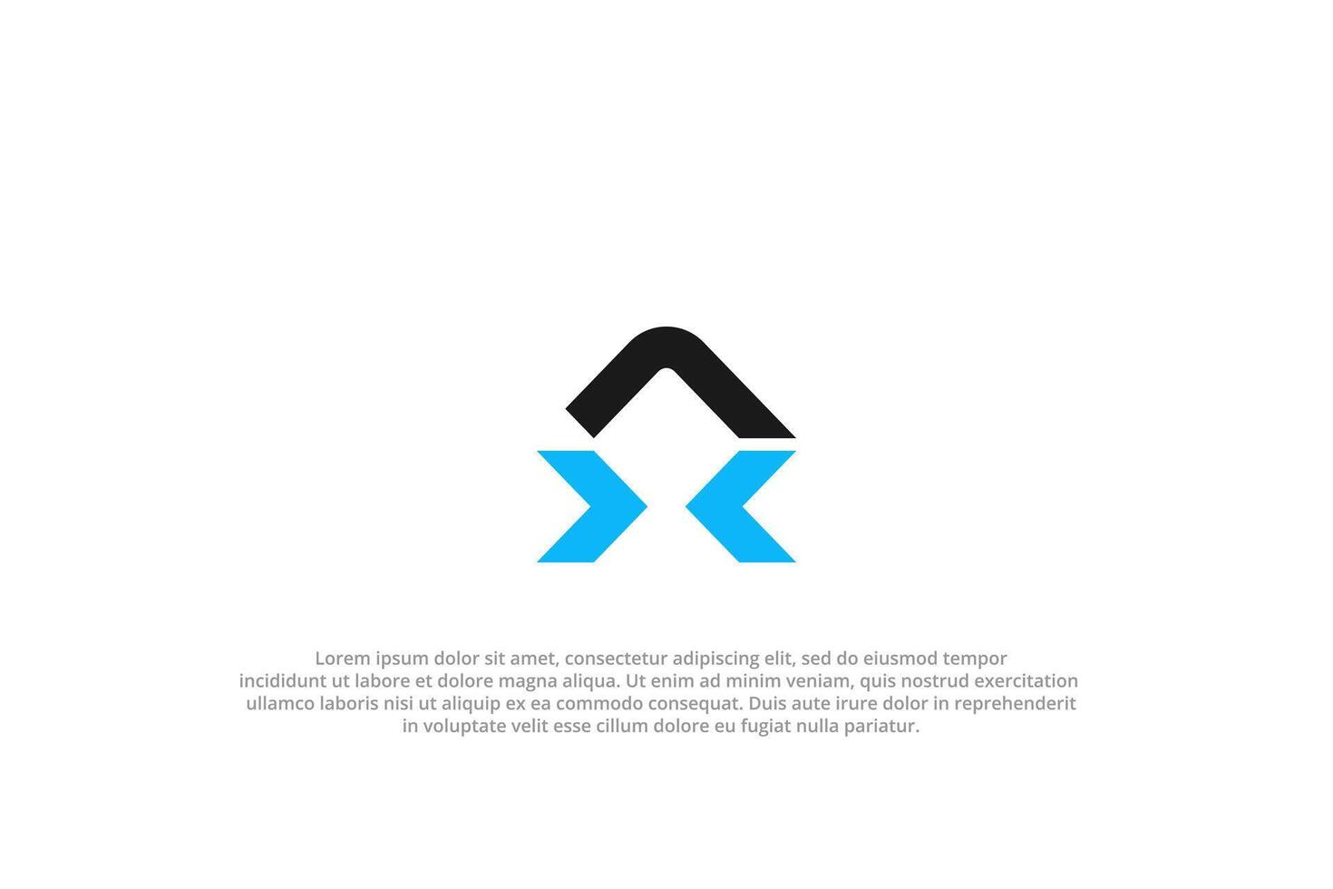 letter lx or xl abstract business modern minimalist logo vector