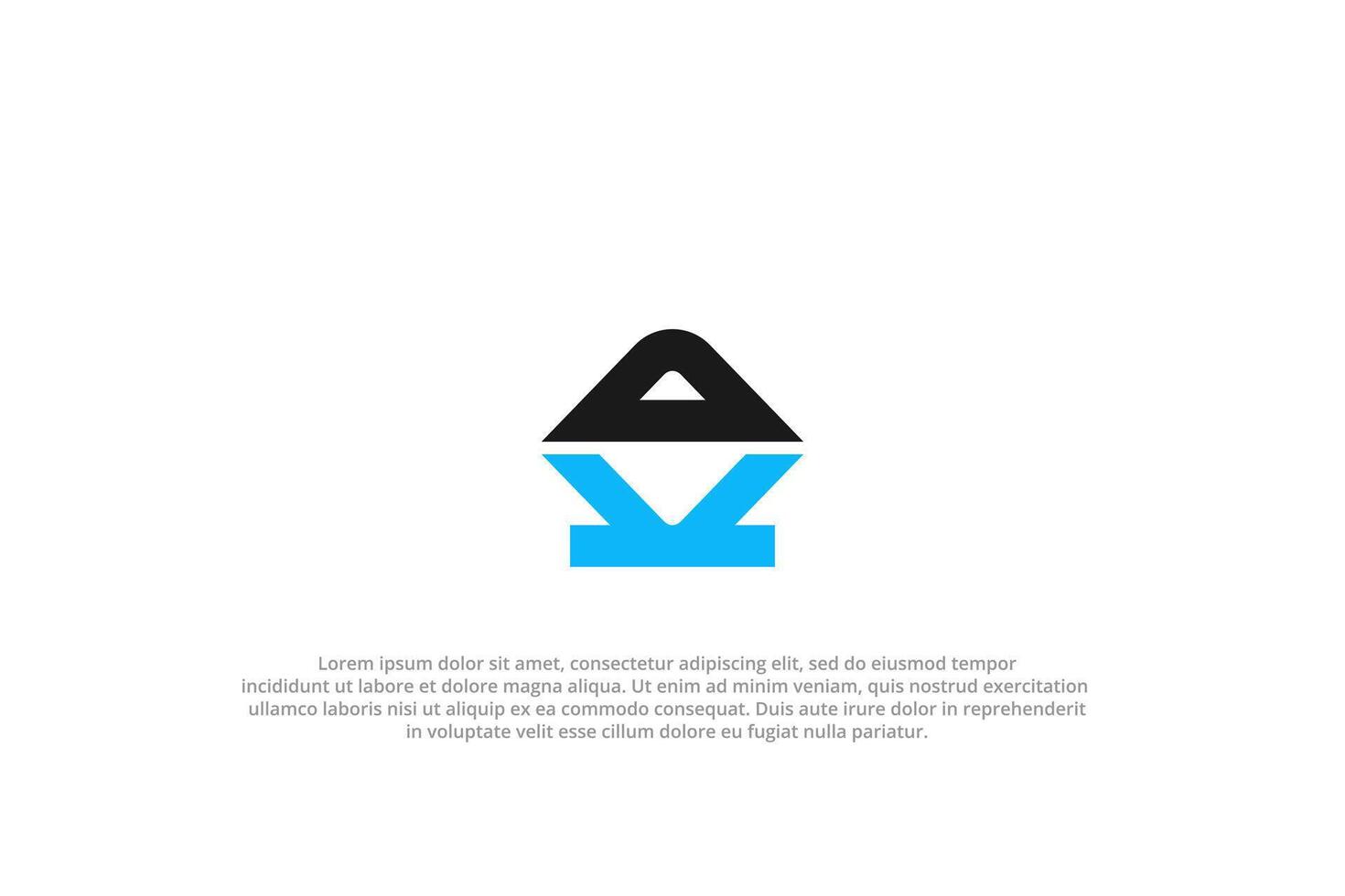 letter dk or kd abstract business modern minimalist logo vector