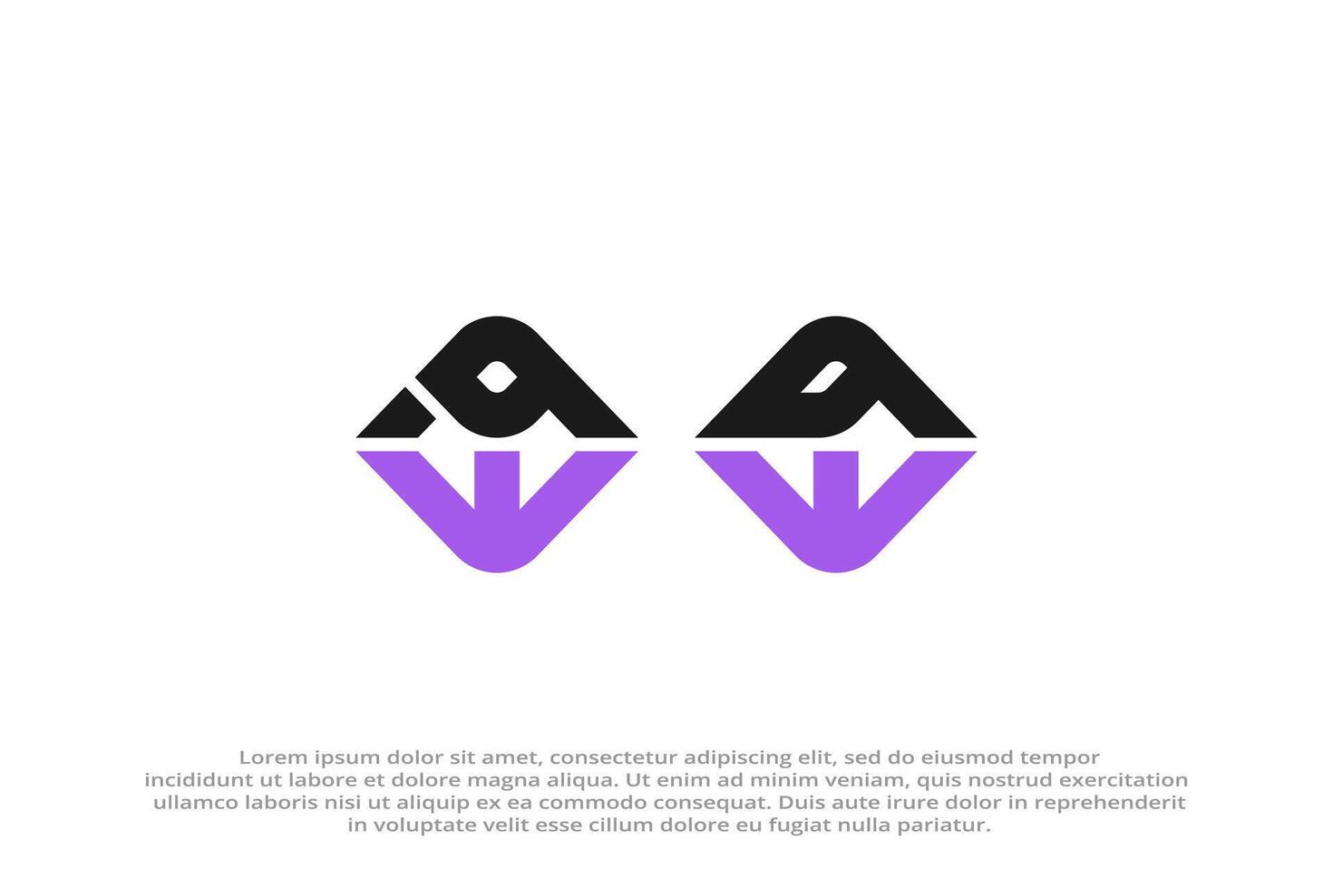 letter be or eb abstract modern business logo vector