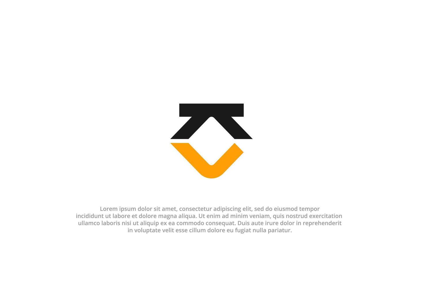 letter kl or lk abstract business modern minimalist logo vector