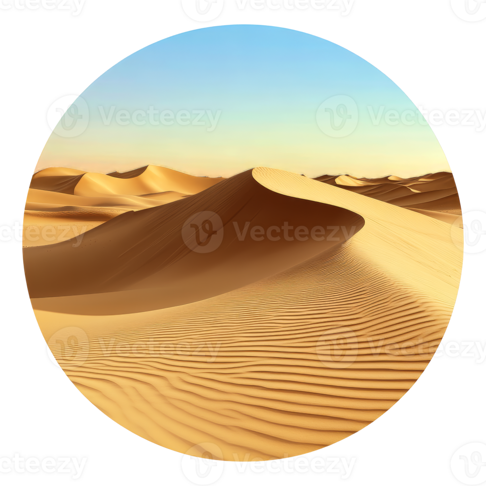 Focus on Fine Wavy Sand Dune Patterns png