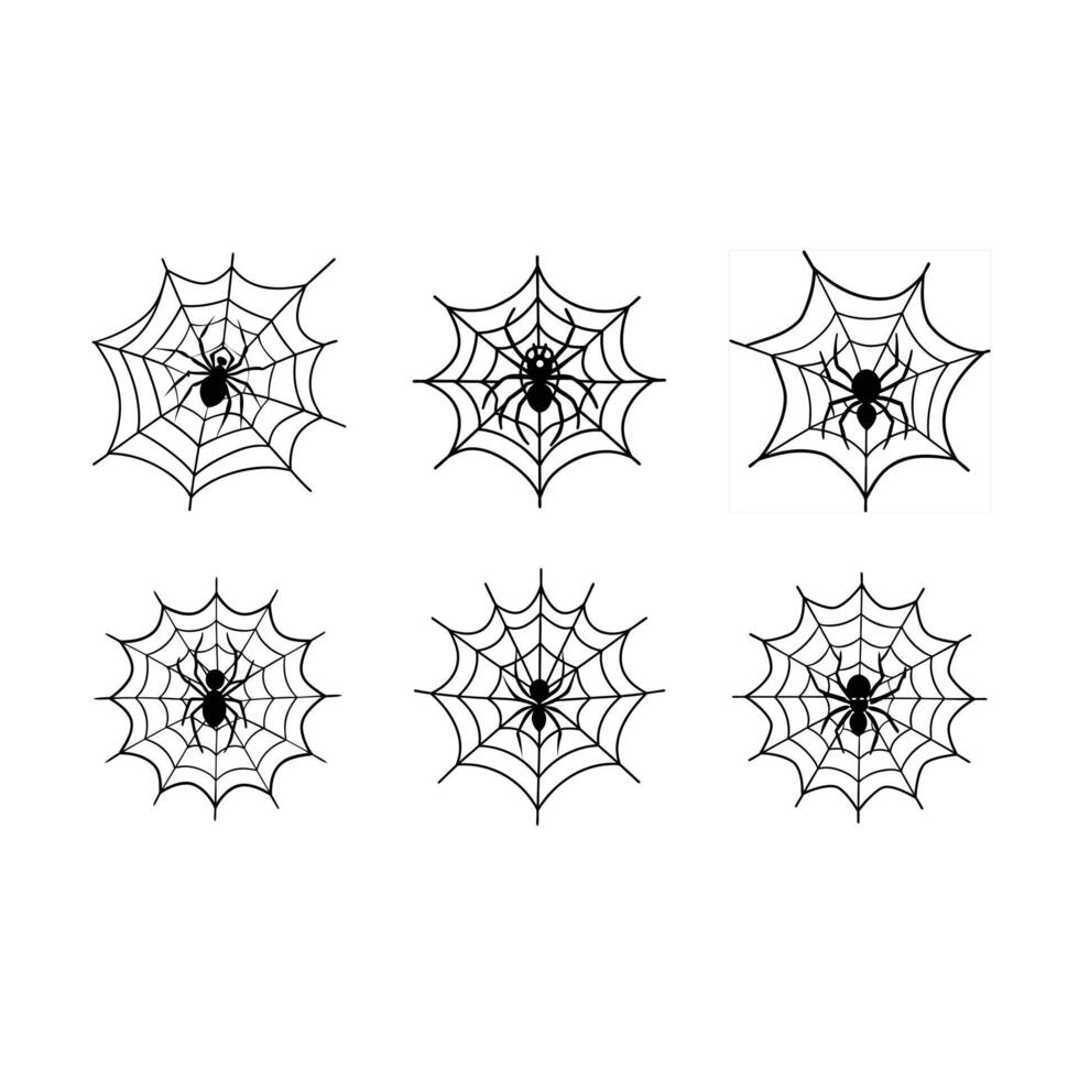 Spider and Web Graphic Design - High-Quality Digital Illustration vector