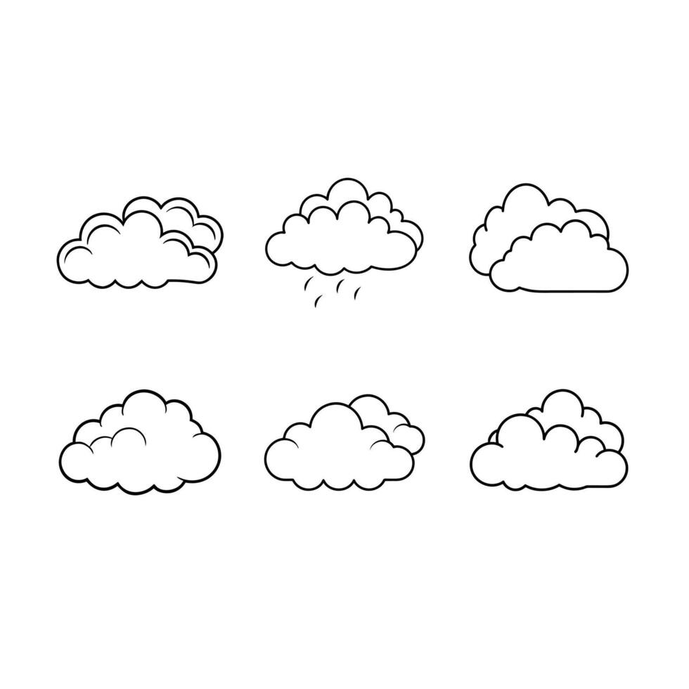 Cloudy Graphic Design for Creative Projects vector