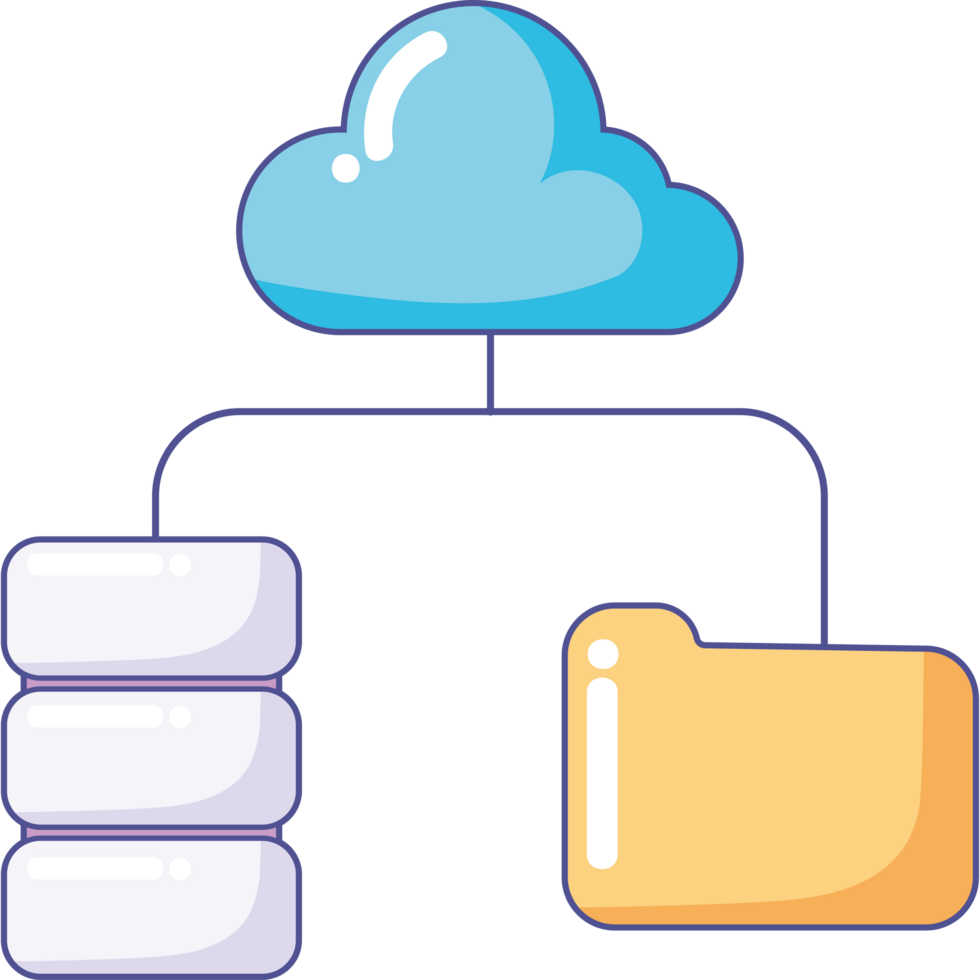 data center and files technology png