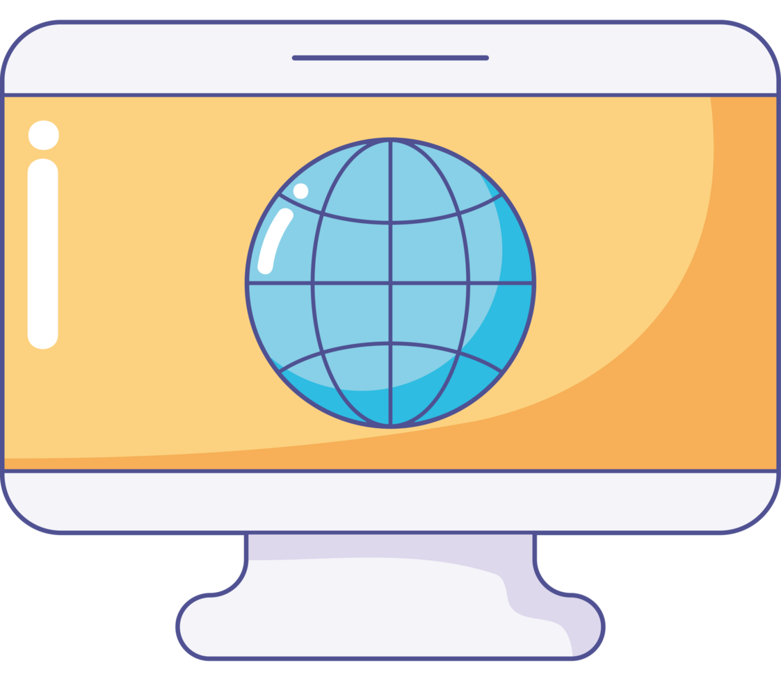 world computer connection technology png
