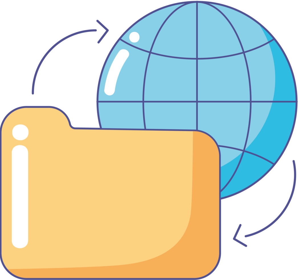 world file data technology png