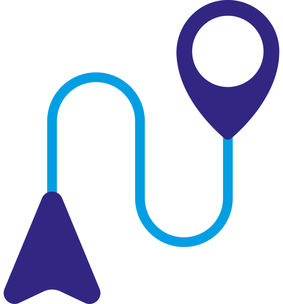 maps and navigation track destination png