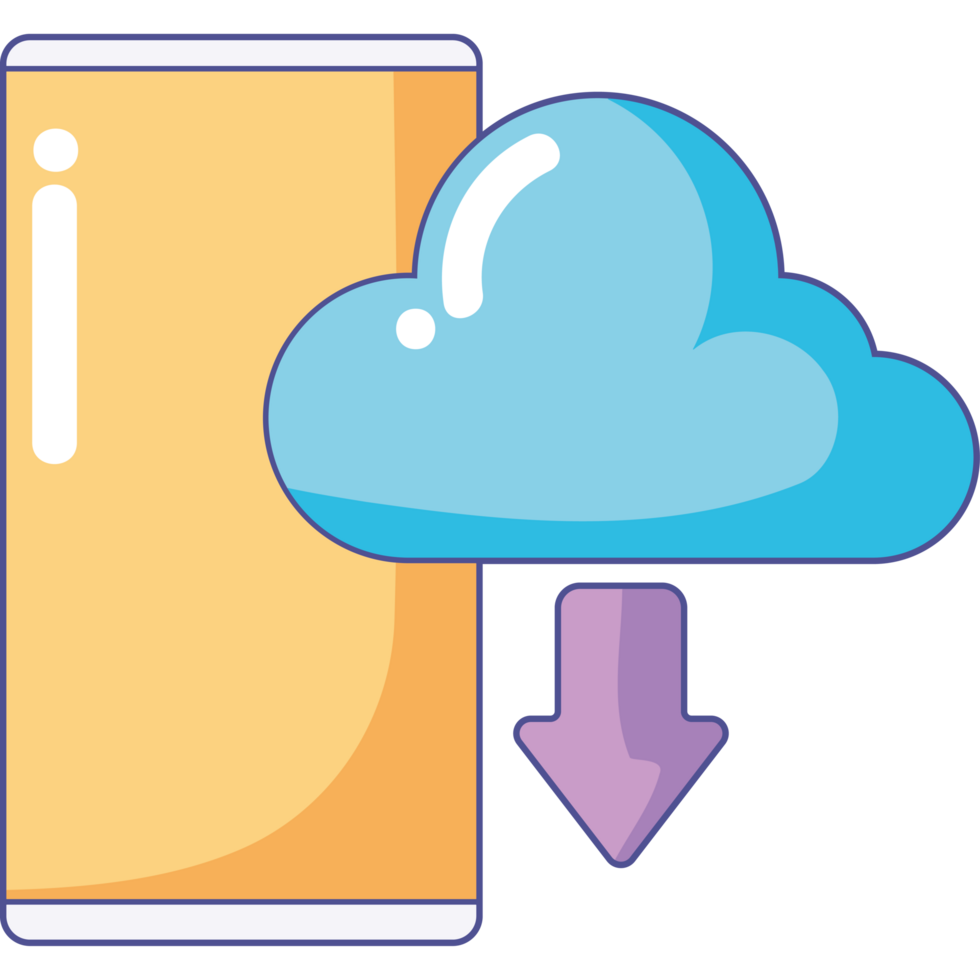 phone data download technology png