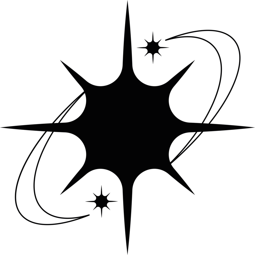 shining burst stars png