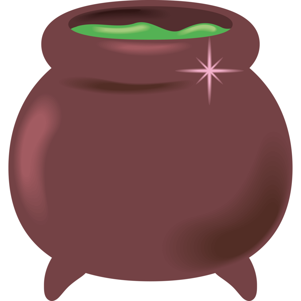 witch cauldron potion icon png