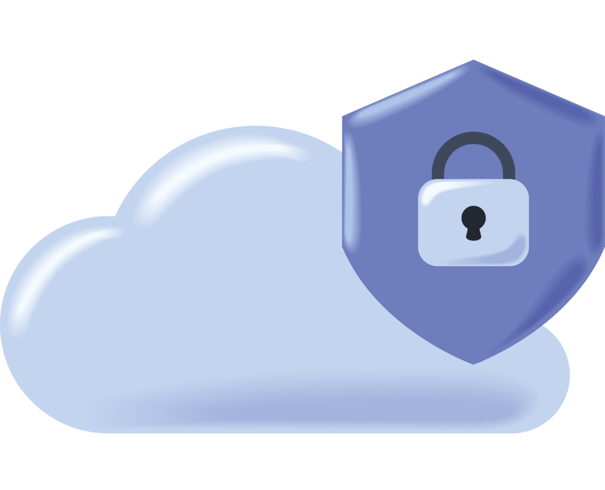 security cloud storage data png