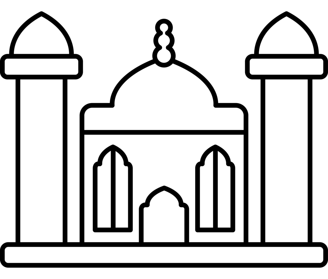 gurdwara outline design png