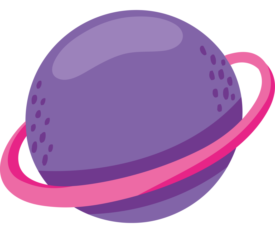 space planet universe design png