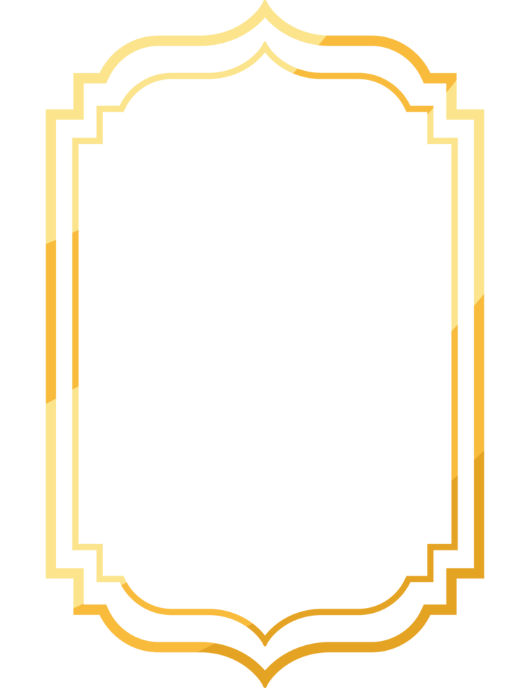 golden frame minimal png