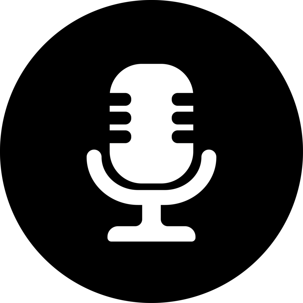 microphone web social media png