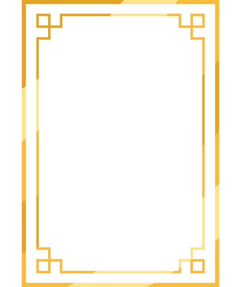 golden square frame png