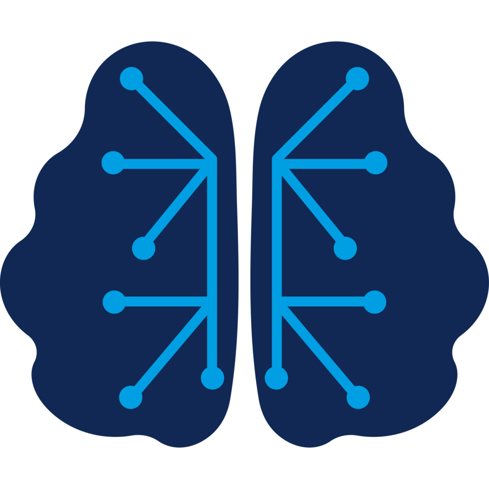 ai brain circuit board png