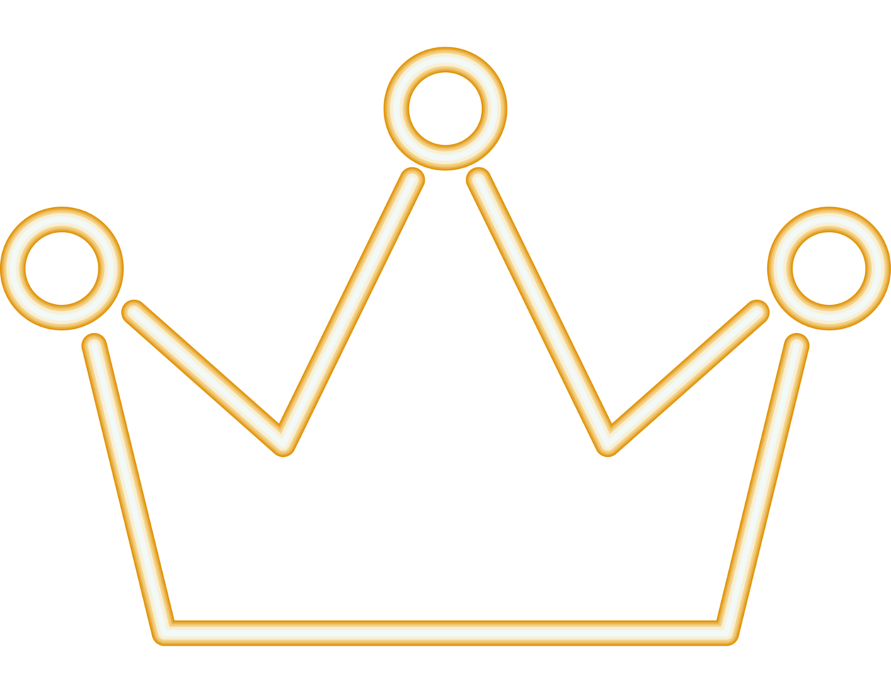 Golden Crown Icon Illustration png